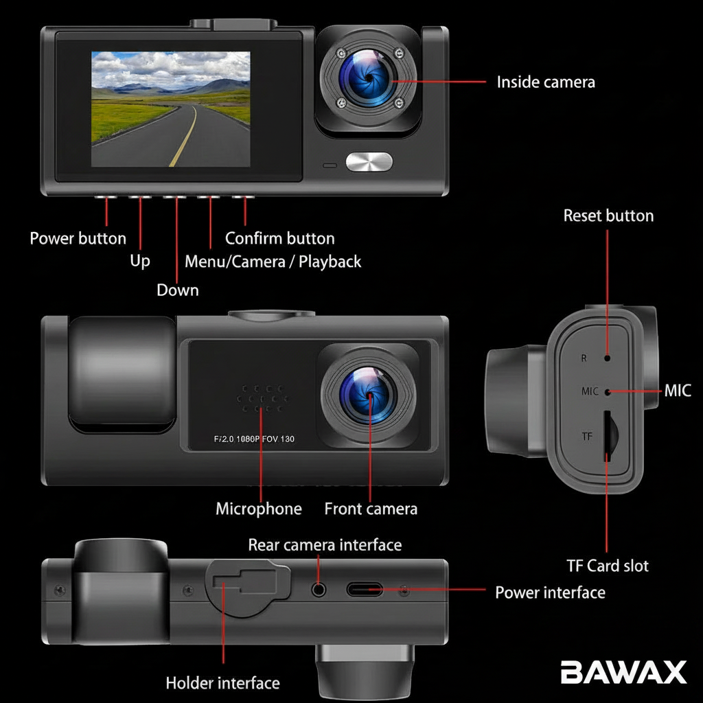Dash Cam Components - BAWAX