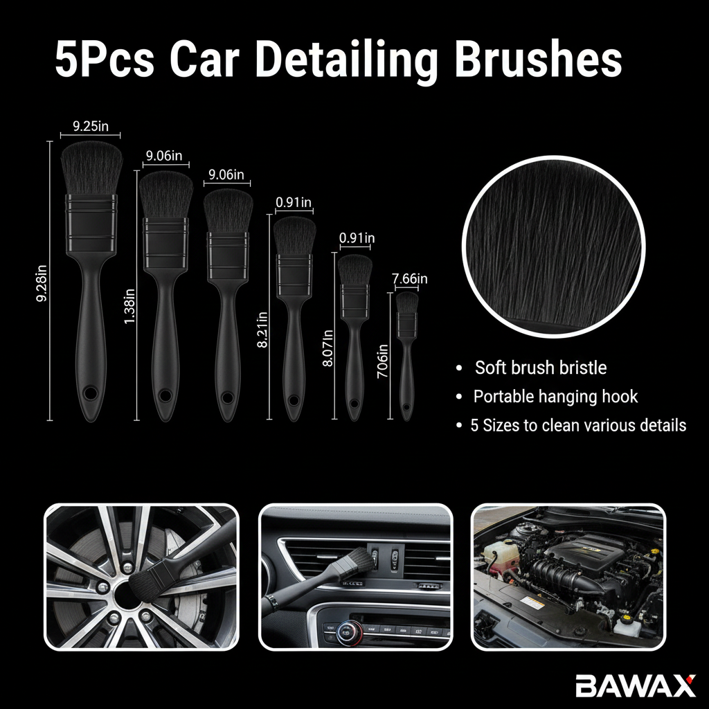 Detailing Brushes - BAWAX