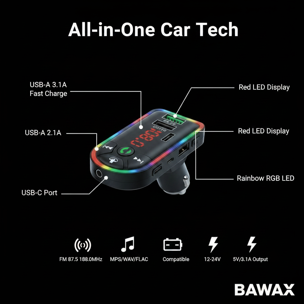 FM Transmitter Features - BAWAX