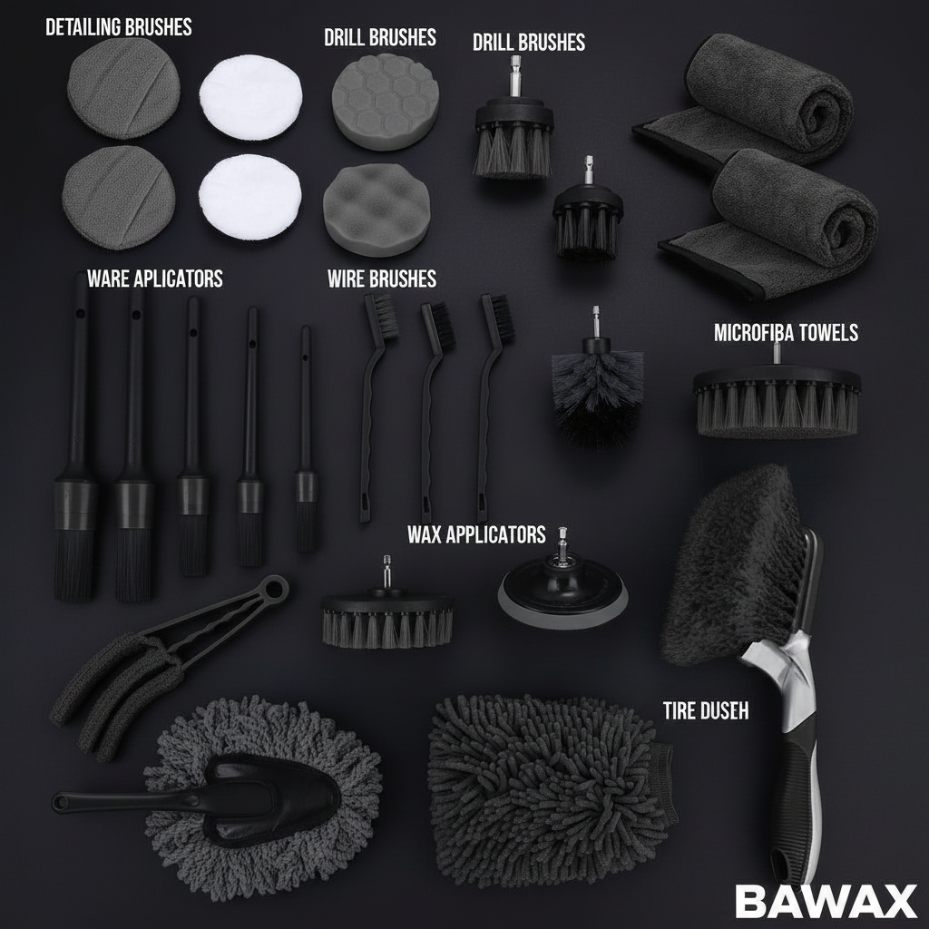 Full Kit Flat Lay - BAWAX