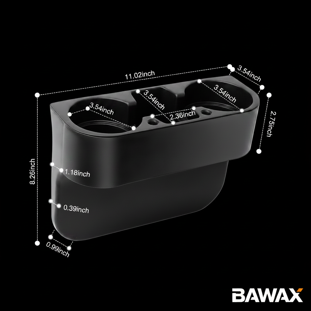 Gap Organizer Dimensions - BAWAX