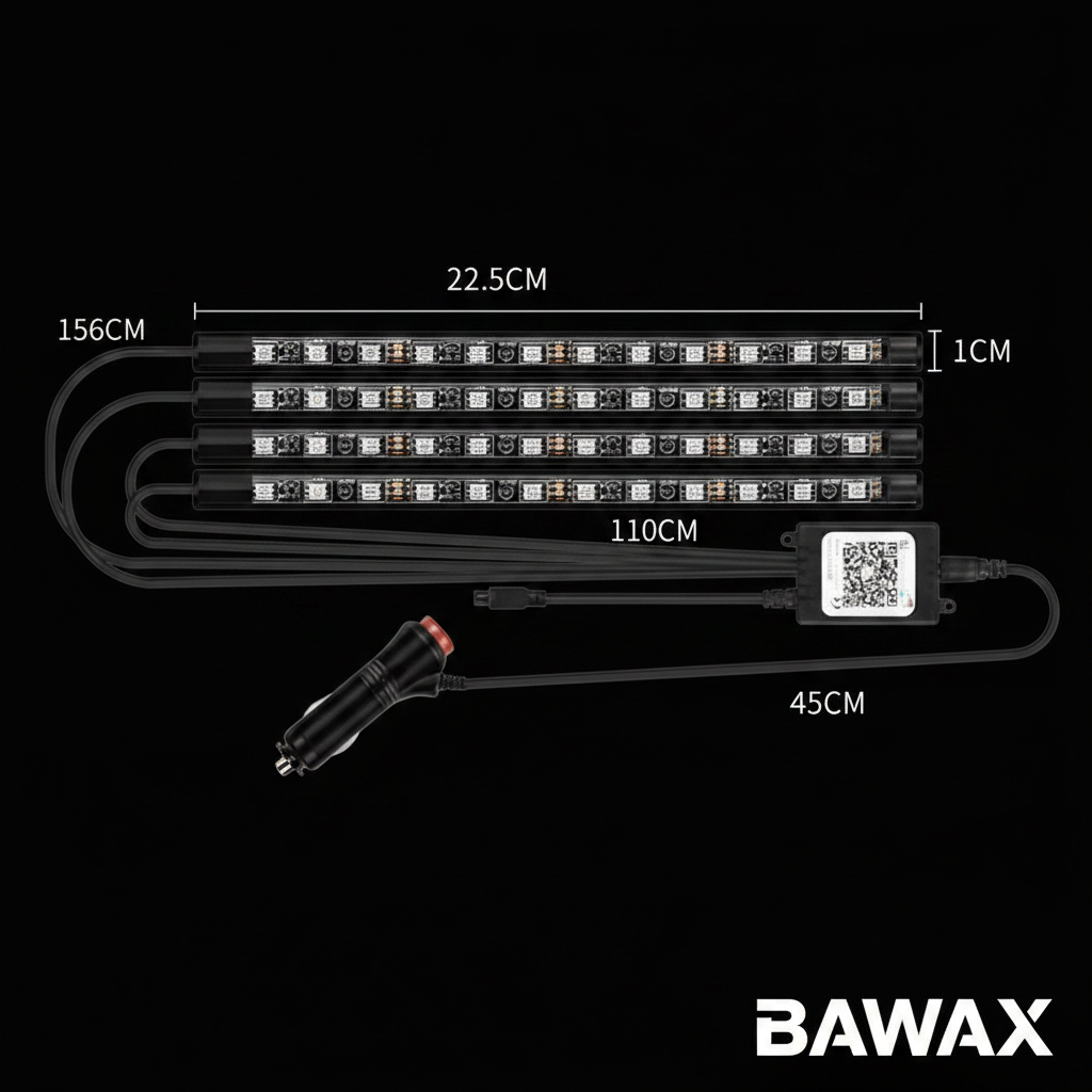 RGB LED Mediciones - BAWAX