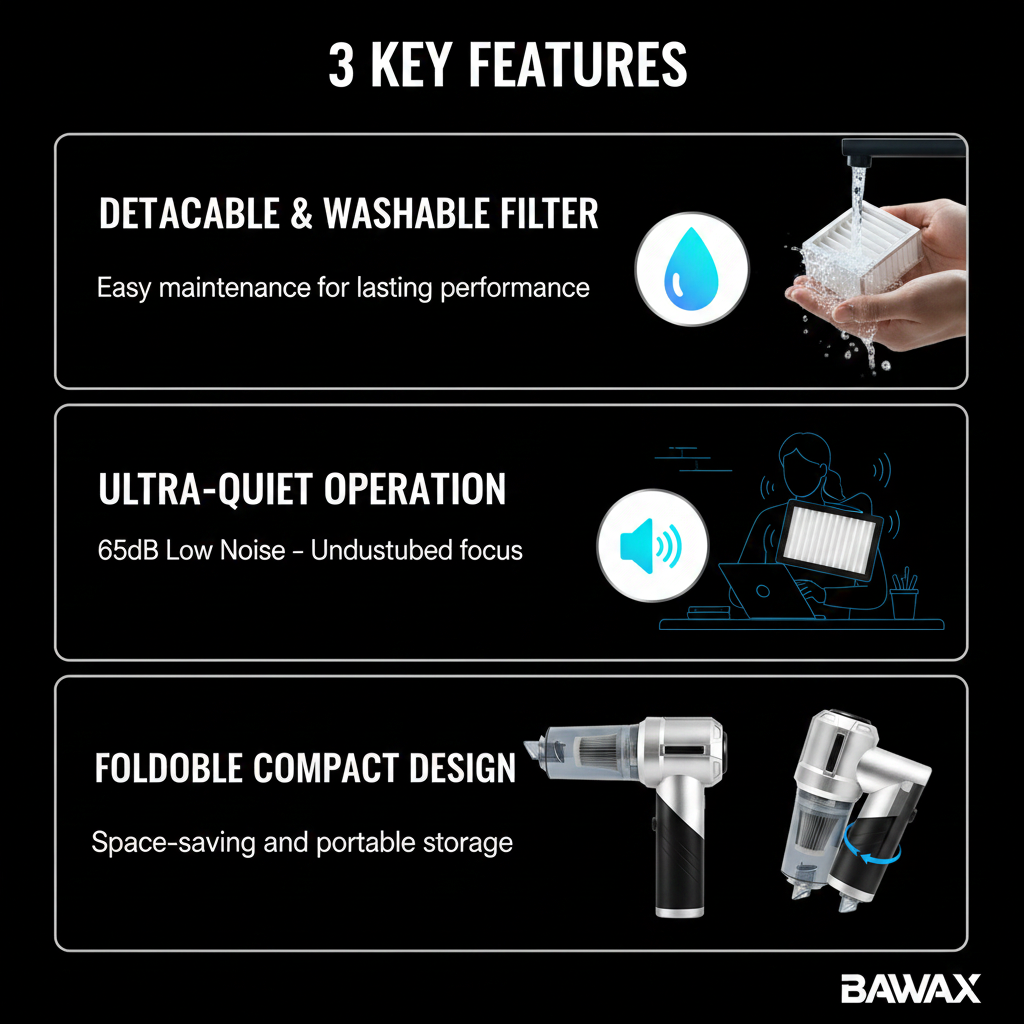 Vacuum Key Features - BAWAX